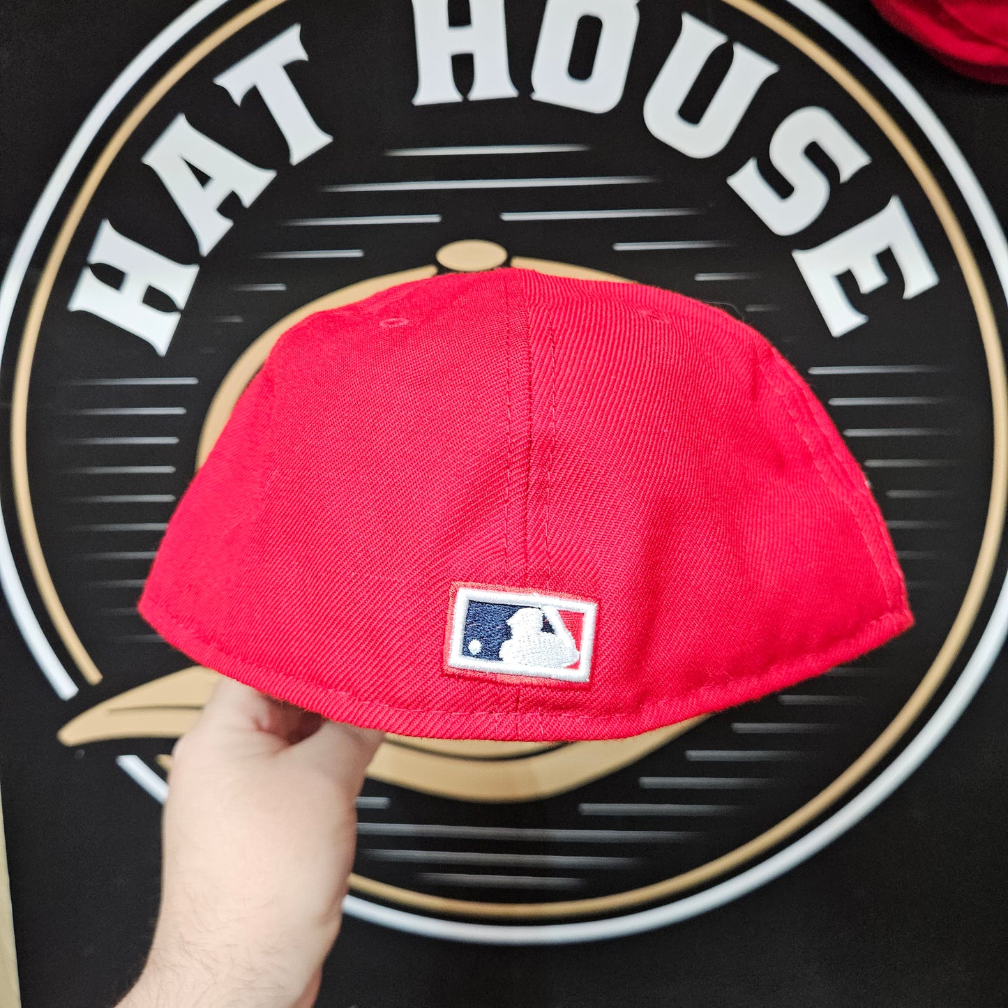 Cleveland Guardians Hat New Era Size 7 3/4 59Fifty Red Wahoo Logo Wool