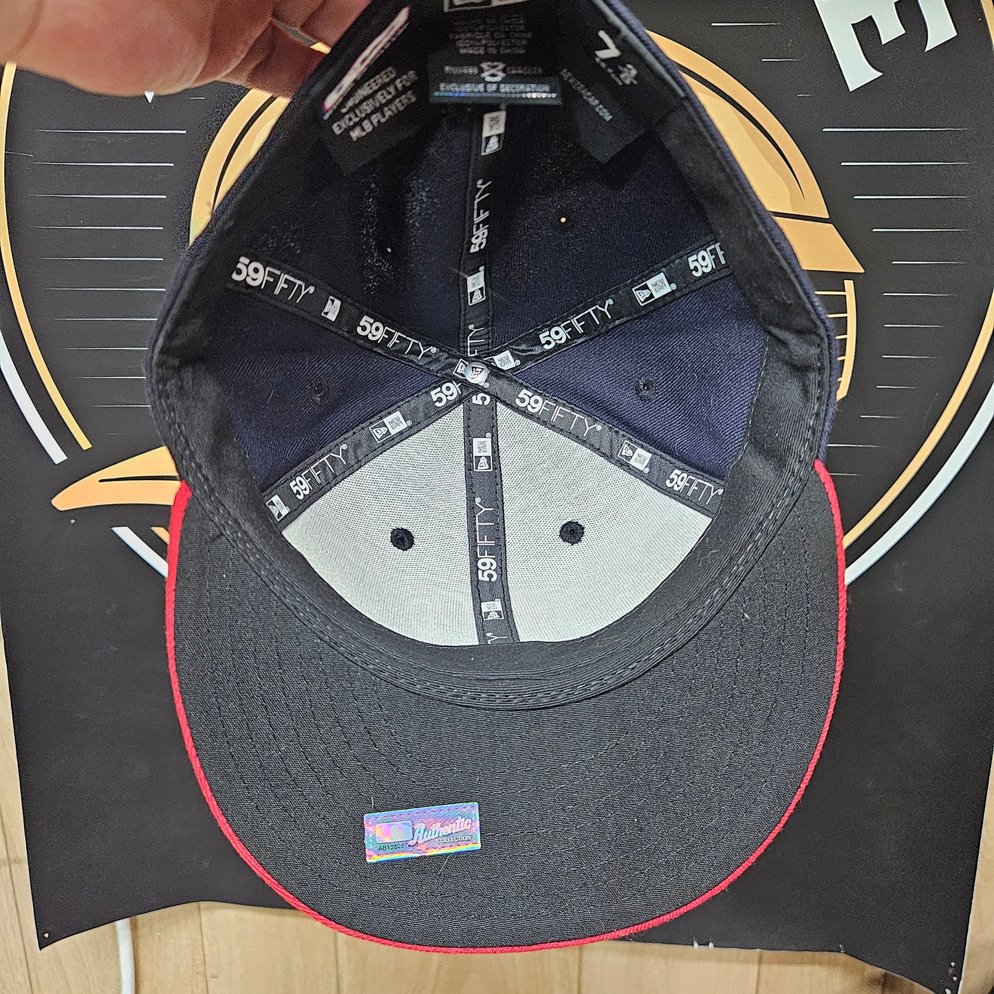 Cleveland Guardians New Era Hat Size 7 3/8 Fitted 59Fifty MLB Blue