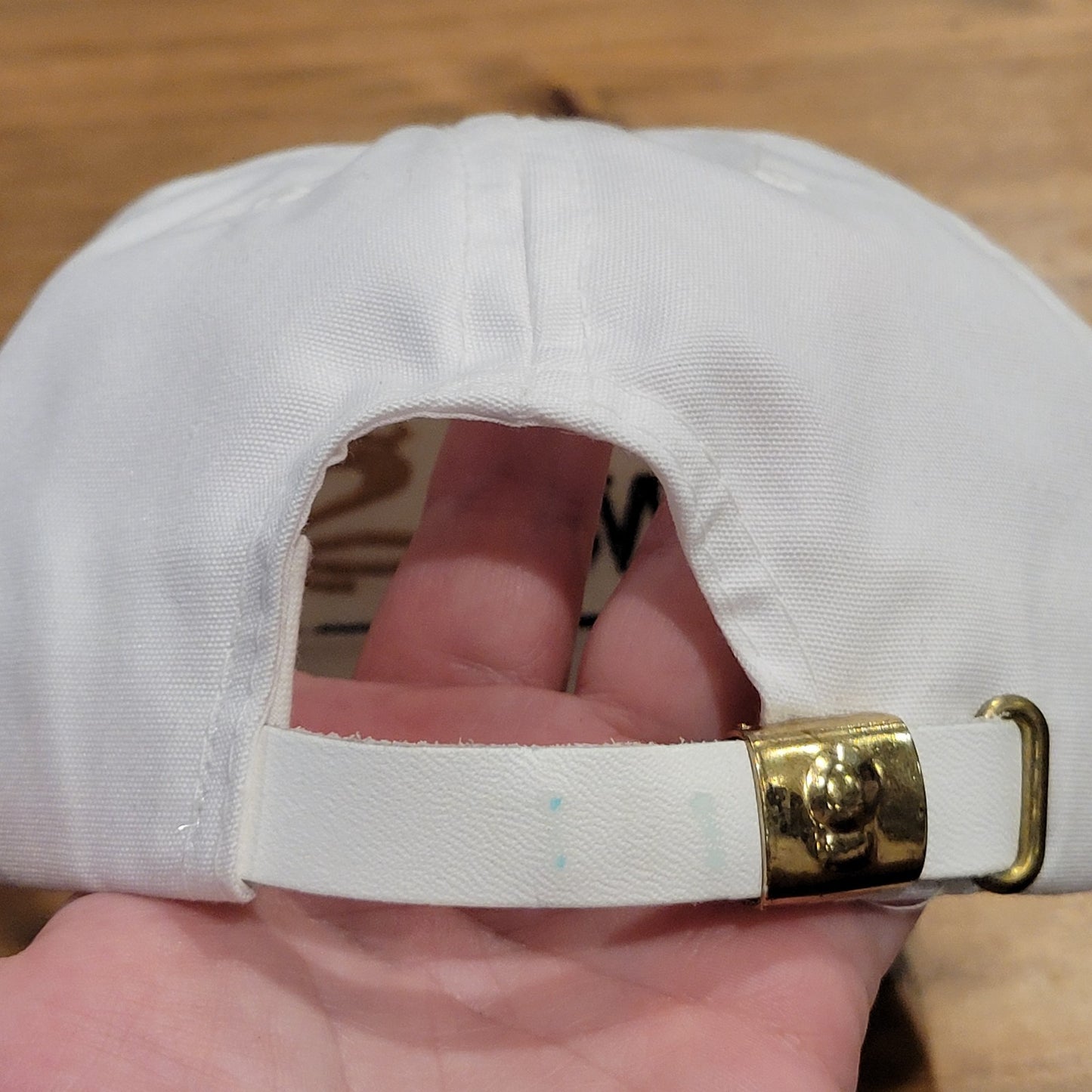 Vintage King Cobra Golf Hat Strap Back Imperial White 90s Made USA Golfer