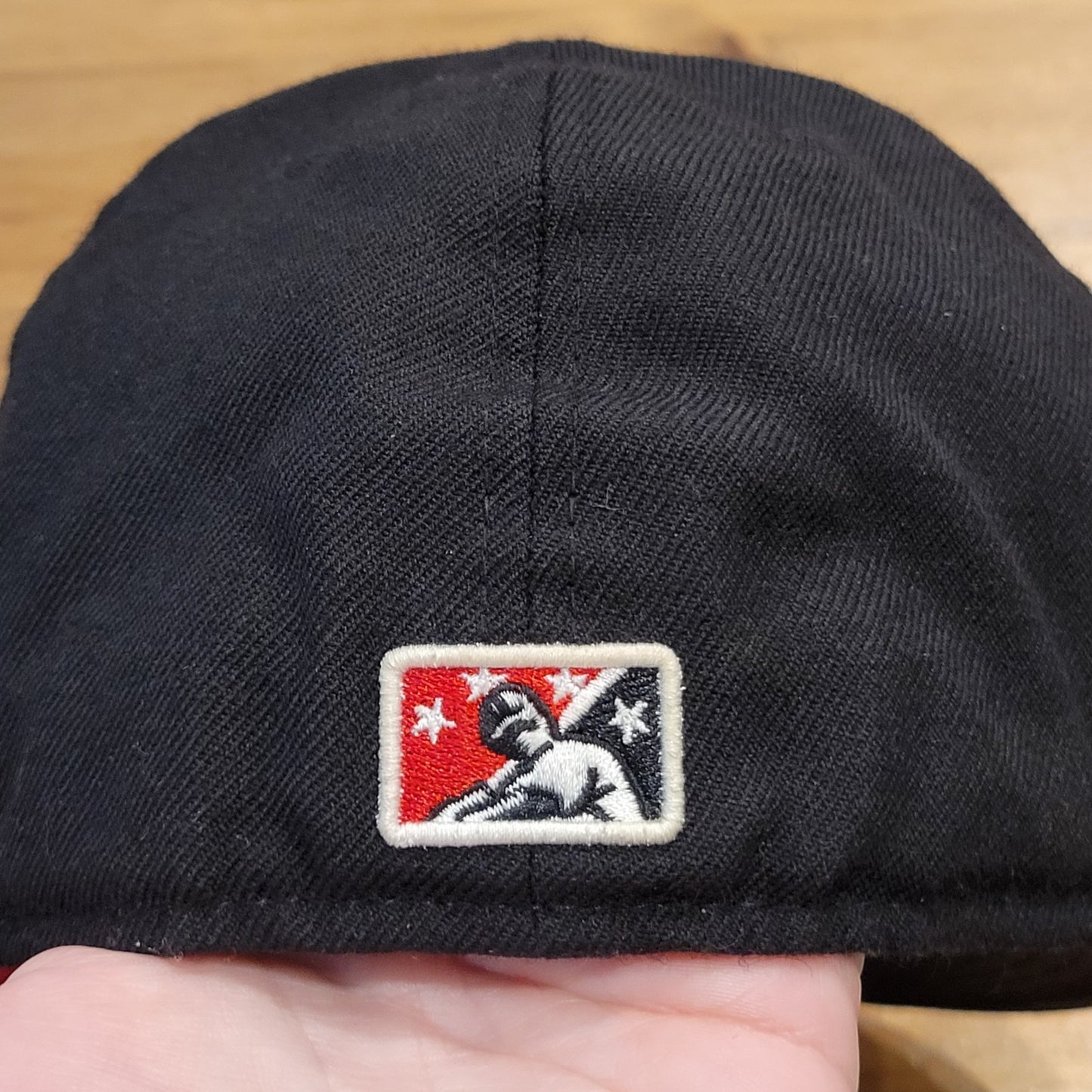 El Paso Chihuahuas Crossbones Hat New Era 7 3/8 Fitted Black MiLB Baseball Wool