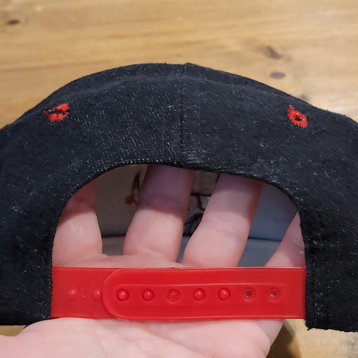 Vintage Chicago Bulls Hat Snapback Black Denim Universal 90s Jordan NBA