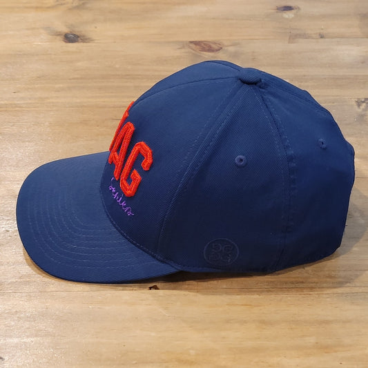 G/Fore Swag Series Hat Cap Snapback Blue Red Skull Logo One Size Golf Gfore