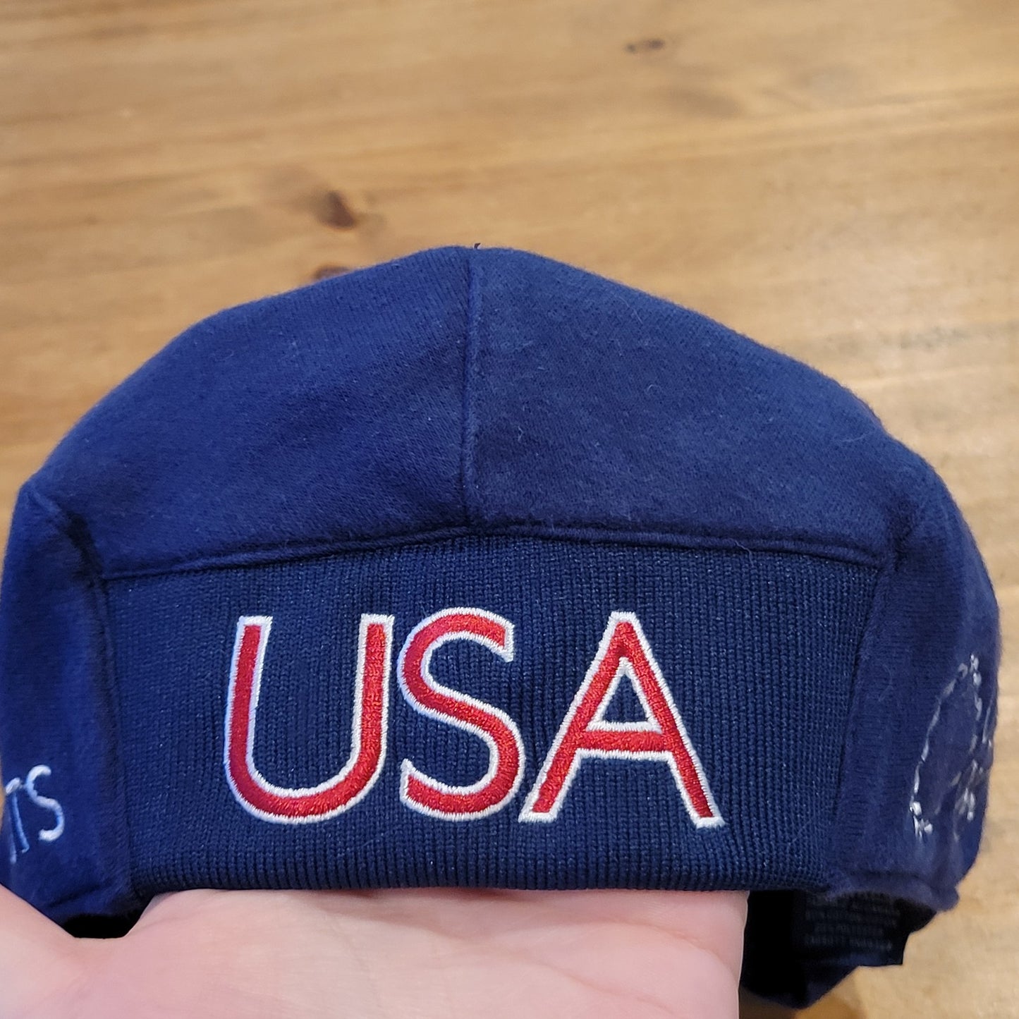 2004 US Olympic Trials Athletes Beret Flat CAP HAT Tam ADULT S/M Roots Flex