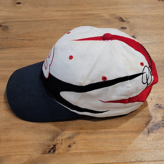 Vintage Dale Earnhardt Hat Nutmeg 90s Claw Stripes NASCAR Racing Car #3