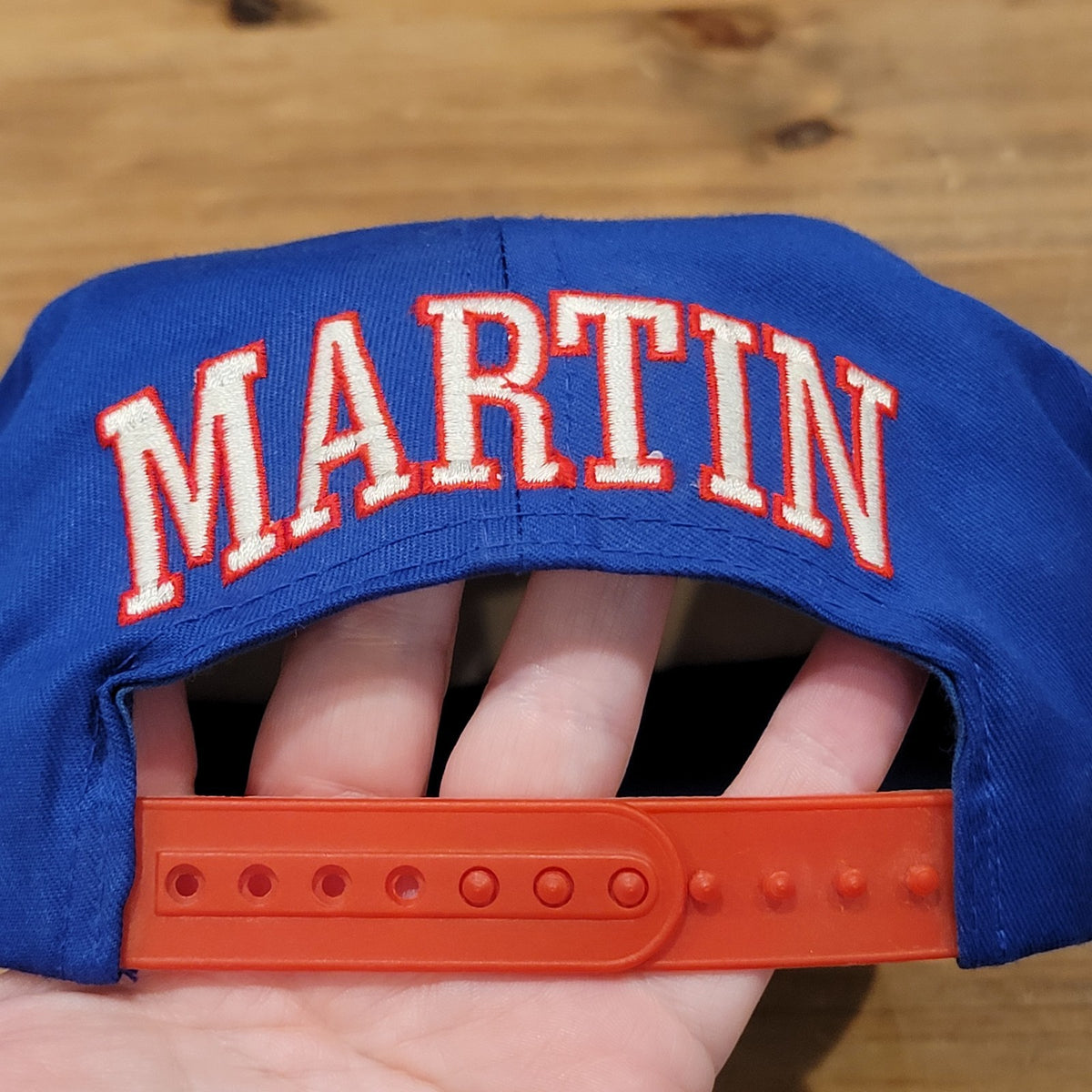 Vintage Valvoline Mark Martin NASCAR Hat Snapback Blue One Size 90s Car Racing