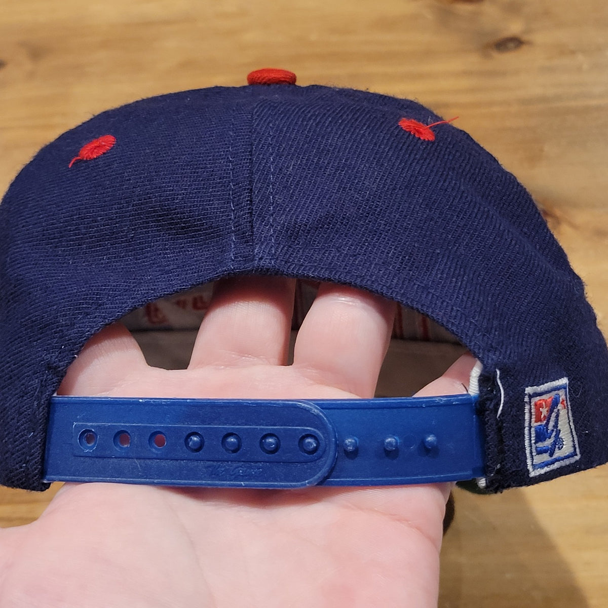Vintage Atlanta Braves Hat Snapback The Game Big Logo Wool Blend MLB 90s