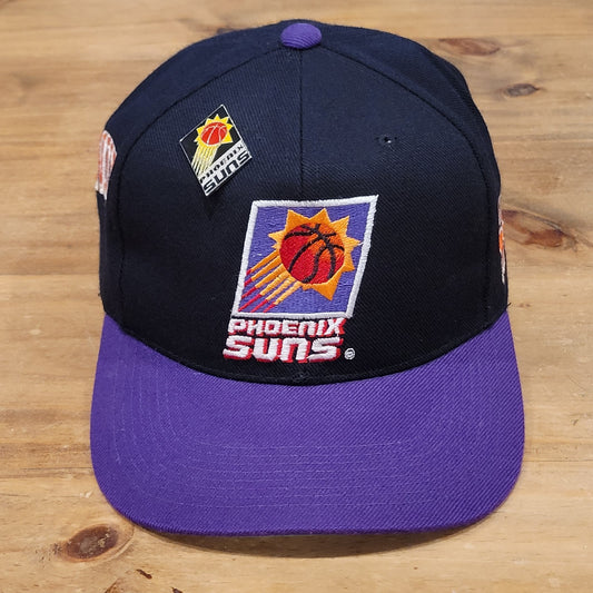 Vintage Phoenix Suns Hat Snapback Side Spell Out Wave Sports Specialties Wool