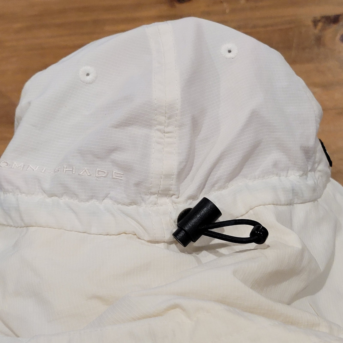 Vintage Columbia Fishing Hat Women One Size Adjustable White Neck Flap Wide Bill