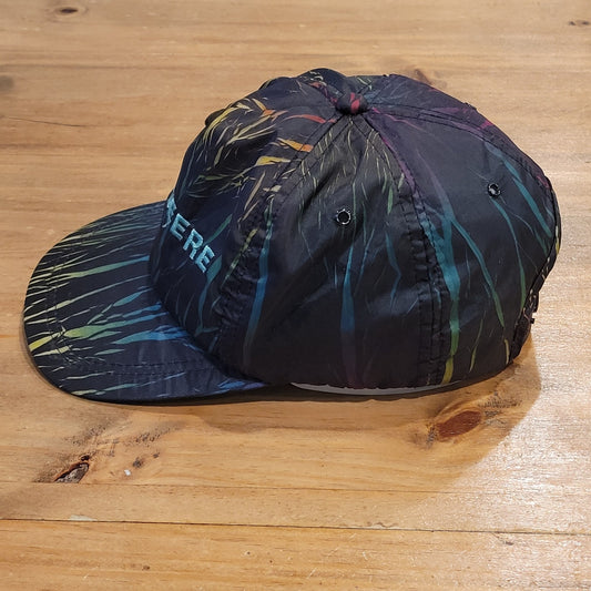 Vintage John Deere Hat Cap Snapback 90s K-Products One Size Multi-Color Striped