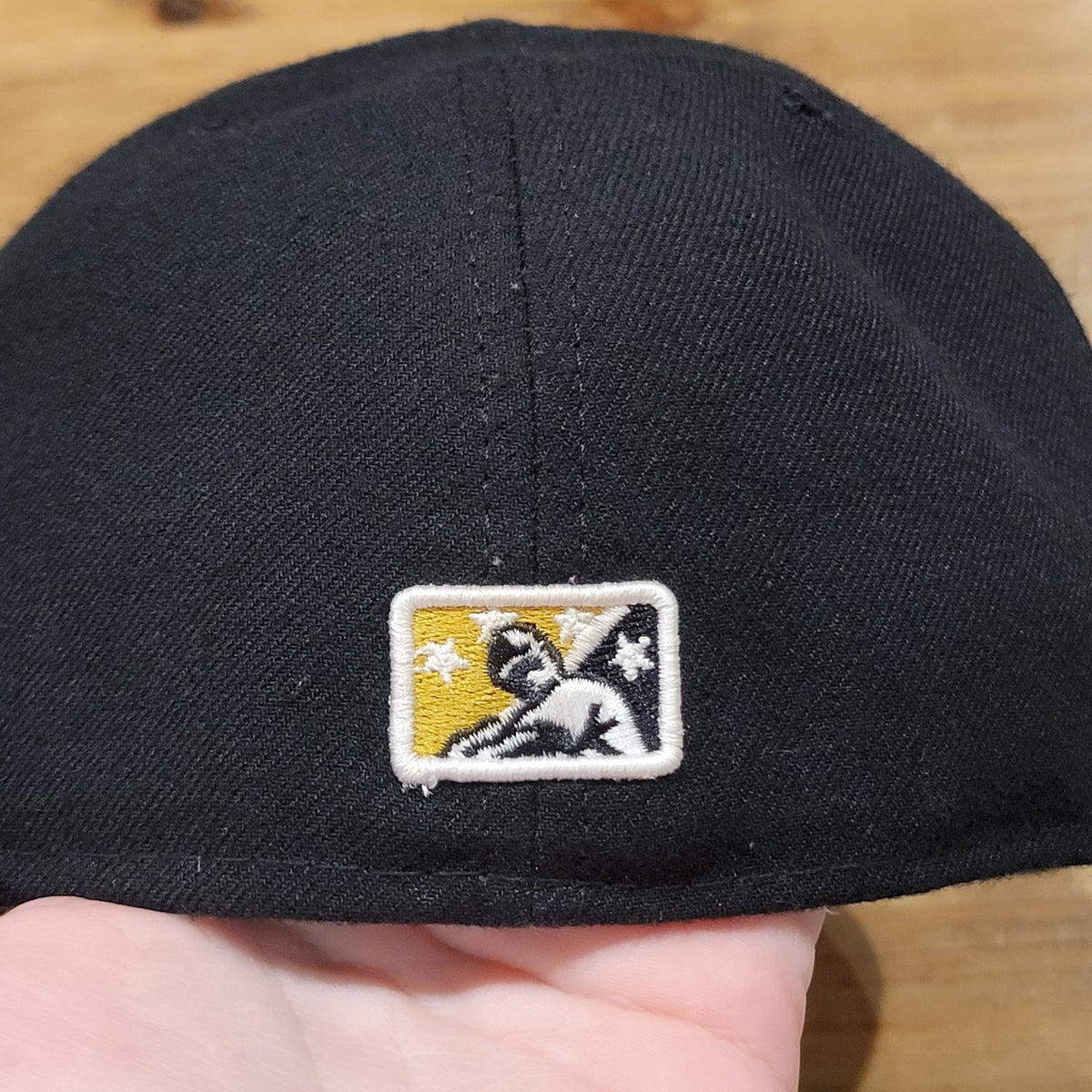 West Virginia Power Hat New Era Size 7 3/8 Fitted MiLB Baseball Black Made USA
