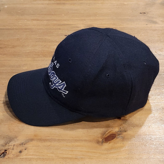 Vintage Dallas Cowboys Sports Specialties D-Line Script Black Dome NFL 90s