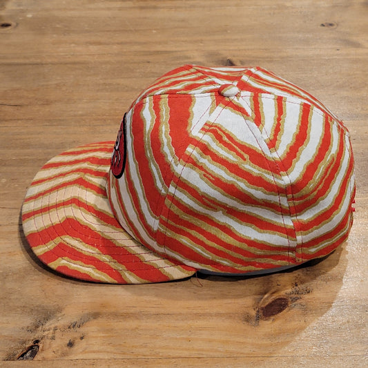 Vintage San Francisco Zubaz Hat Snapback AJD Made USA 90s Y2K NFL Football