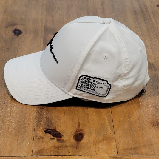 Wynn Formula Grand Prix Las Vegas Hat Strap Back White One Size Race Car Racing