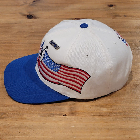 Vintage World Cup USA 1994 Soccer Apex One Wool Blend White Flag 90s