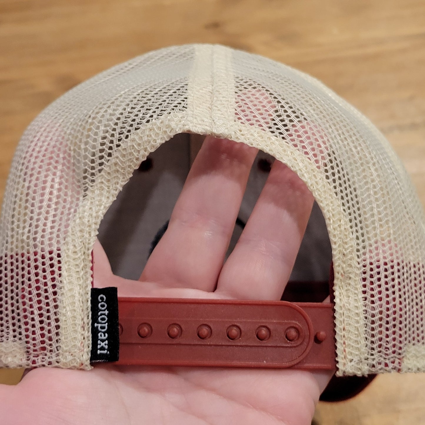 Cotopaxi Gear For Good Hat Cap Snapback Red Round Circle Patch One Size