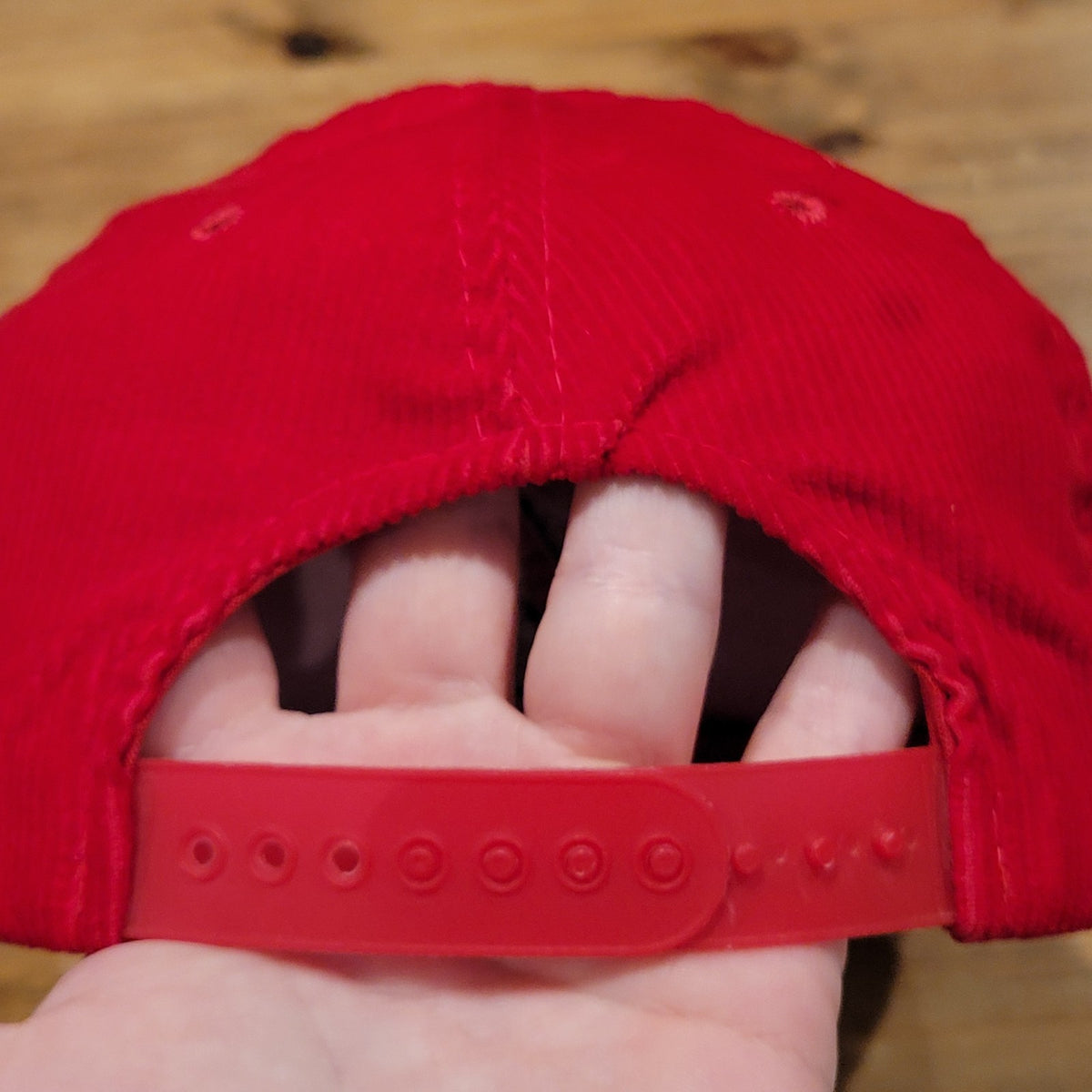 Chicago Blackhawks Corduroy Hat Snapback Red 80s 90s NHL Hockey