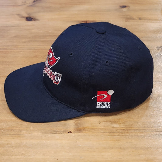 Vintage Tampa Bay Buccaneers Hat Sports Specialties Plain Logo Wool Black Dome