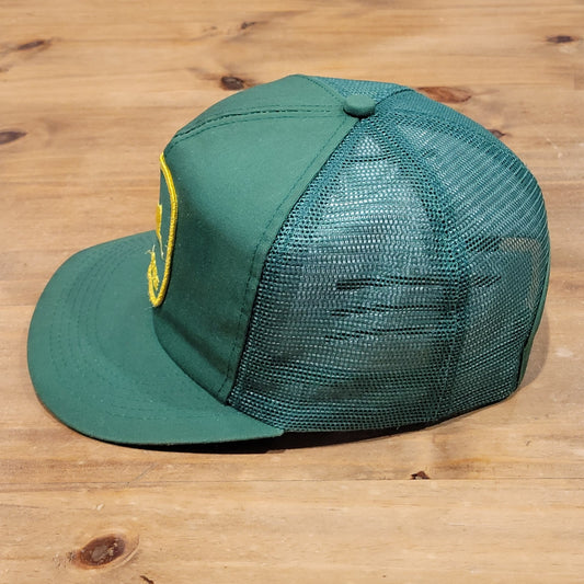 Vintage John Deere Hat Snapback K-Products 70s 80s Patch Tractor Farm