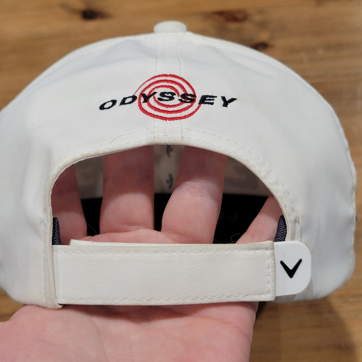 Callaway Elyte Hat Strap Back Chrome Tour Odyssey White Green One Size