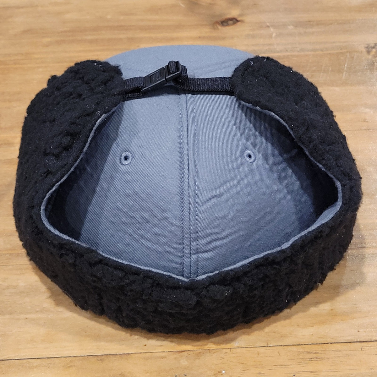 Swannies Golf Winter Hat Size L 7 3/8 Gray Fitted Sherpa Lined Trapper Outdoor