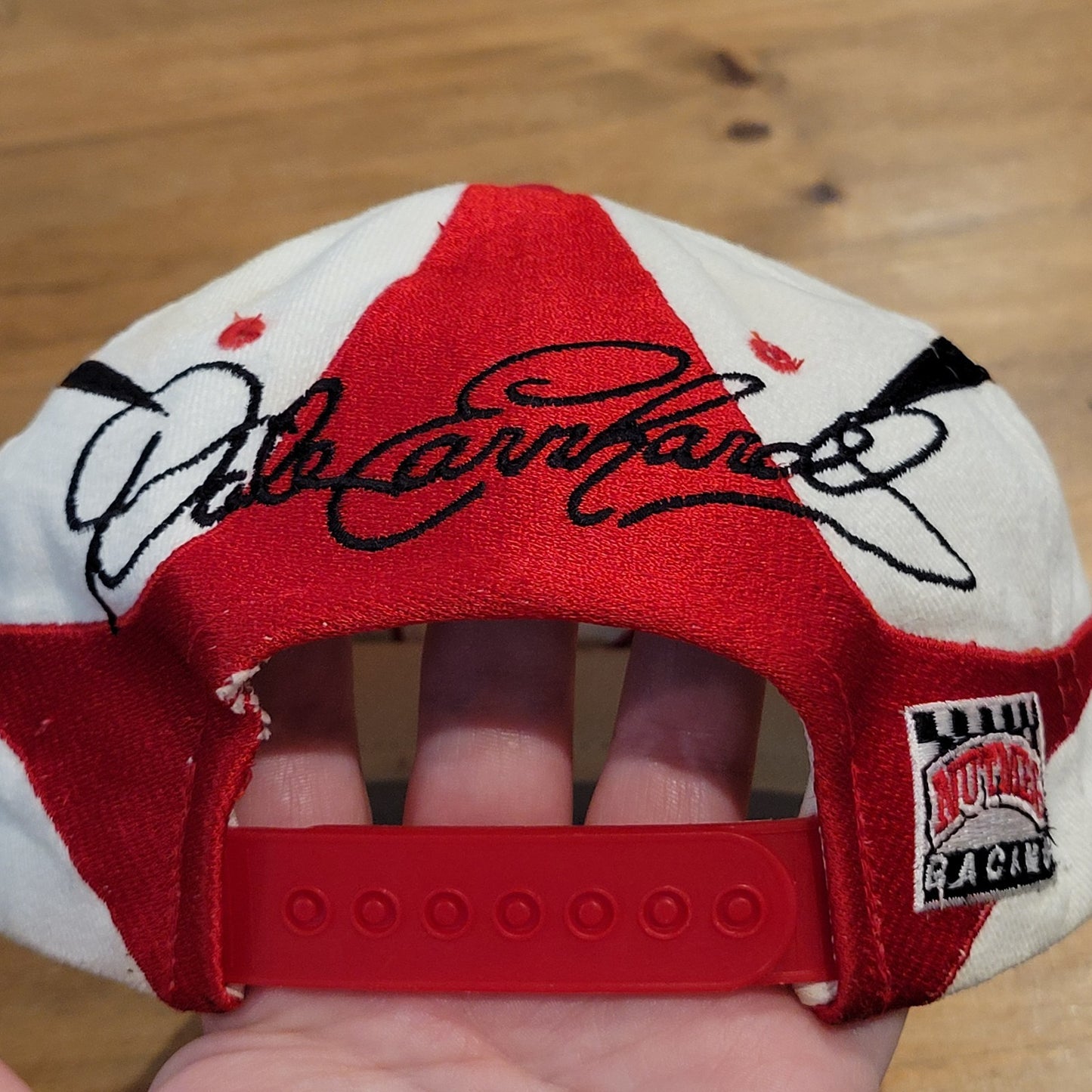 Vintage Dale Earnhardt Hat Nutmeg 90s Claw Stripes NASCAR Racing Car #3