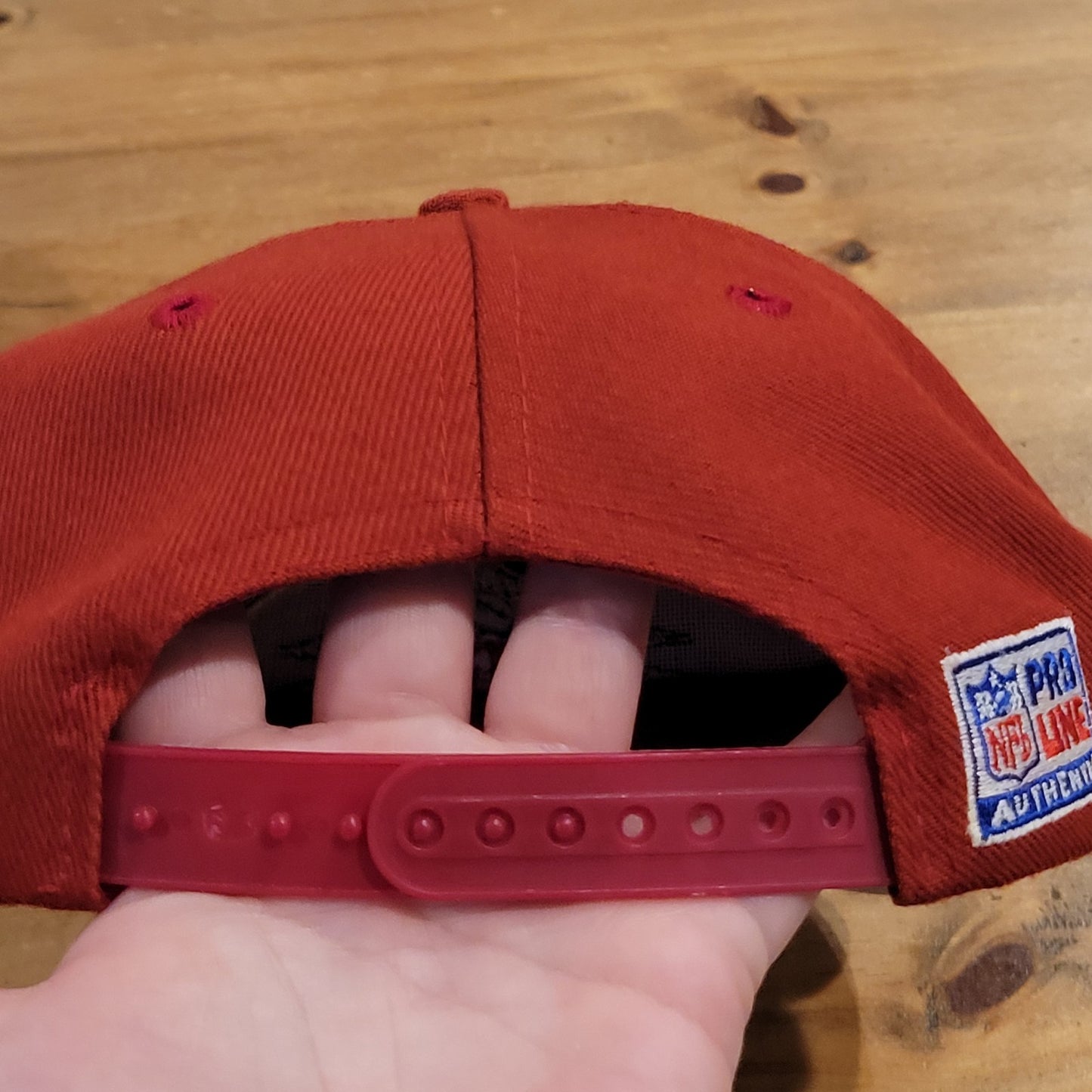 Vintage San Francisco 49ers Hat Logo Athletic Spike Diamond Wool Blend Red NFL