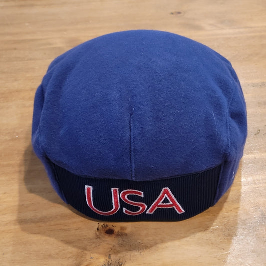 2004 US Olympic Trials Athletes Beret Flat CAP HAT Tam ADULT S/M Roots Flex