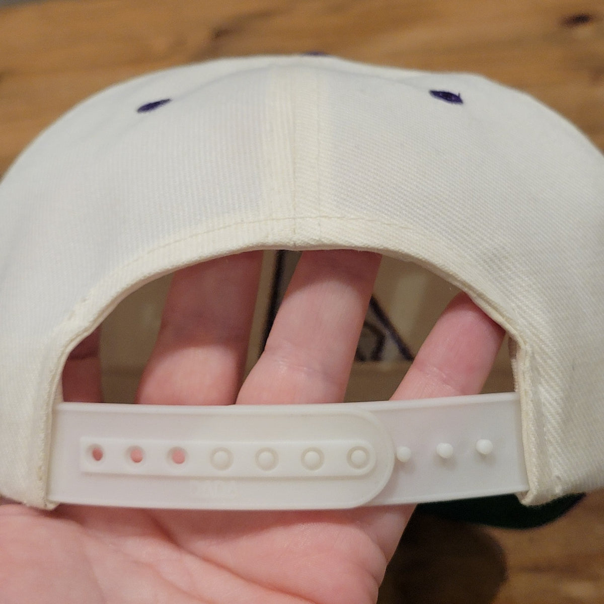 Vintage Arizona Diamondbacks Hat Snapback White Purple A Logo Wool Blend MLB