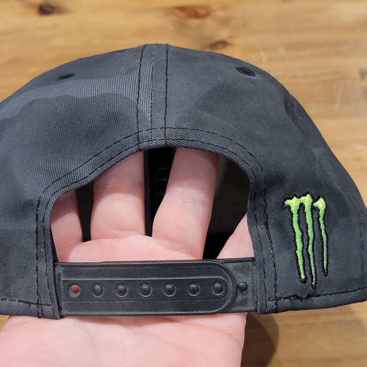 Monster Energy New Era Hat Snapback Gray Camo Camouflage One Size 9Fifty