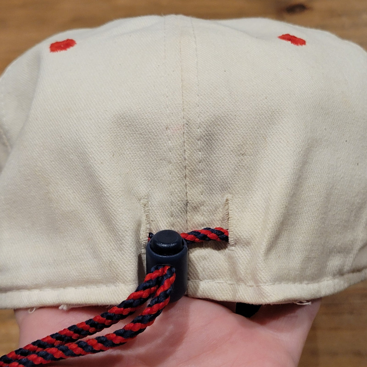 Vintage Atlanta Braves Hat Adjustable Rope 90s MLB Baseball Apparel #1