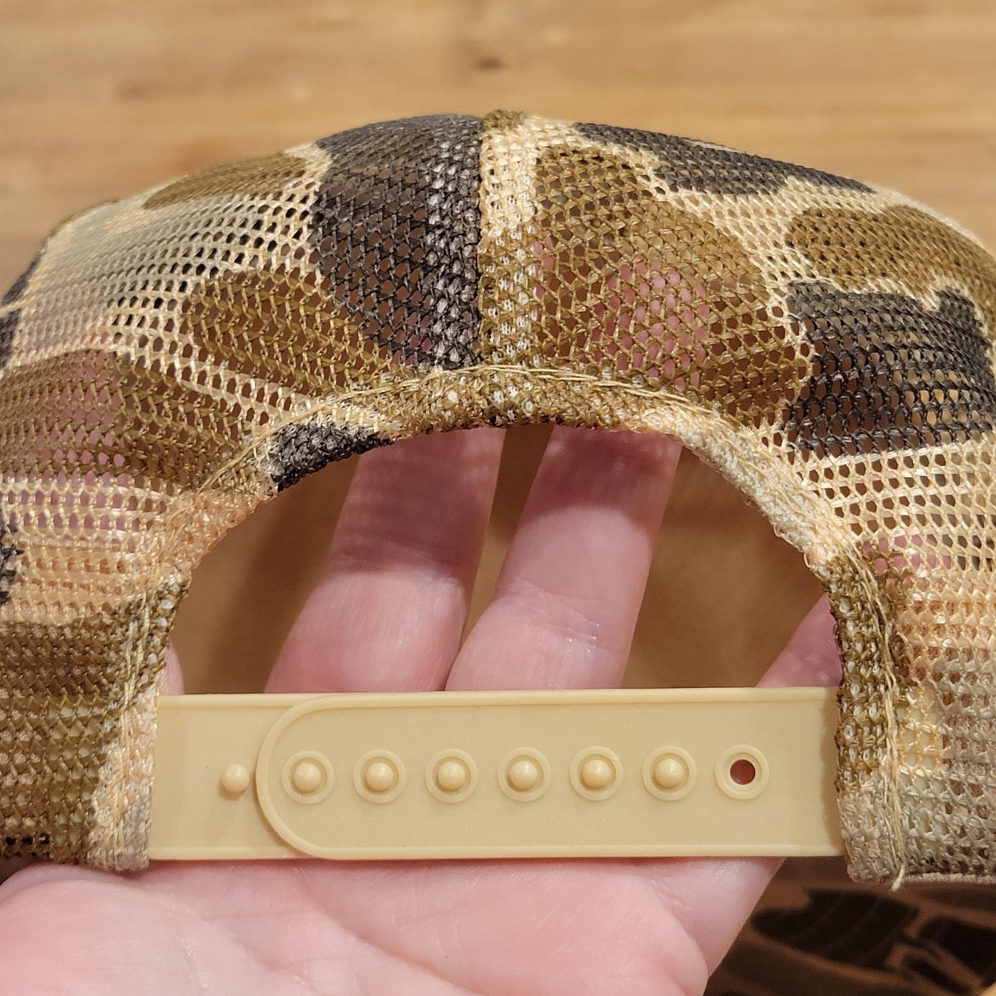 Vintage Hunting Hat Classic Whitetails Trucker Gene Wensel Camo Camouflage Foam