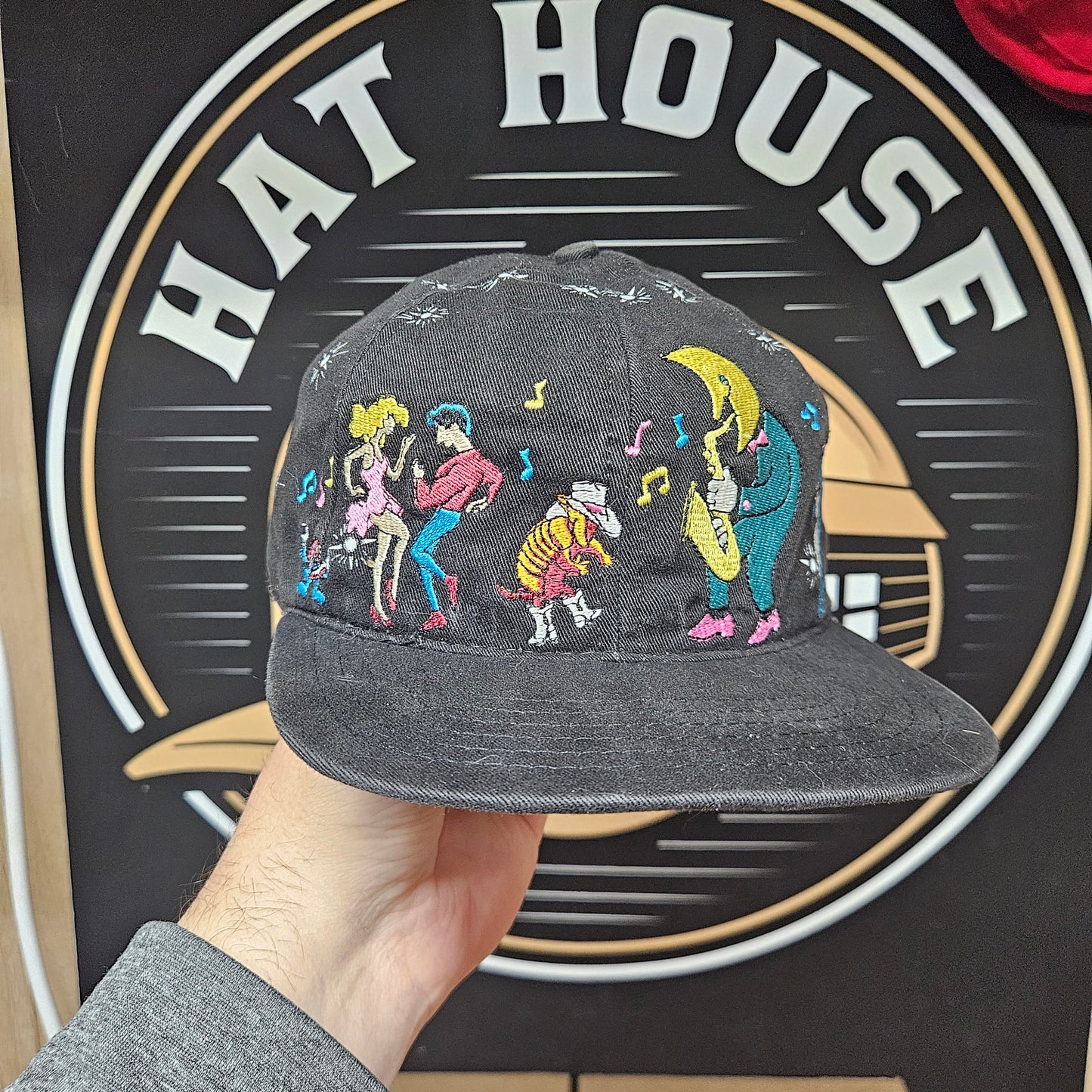 Vintage Disney Pleasure Island Snapback Goofy Hat Co 90s