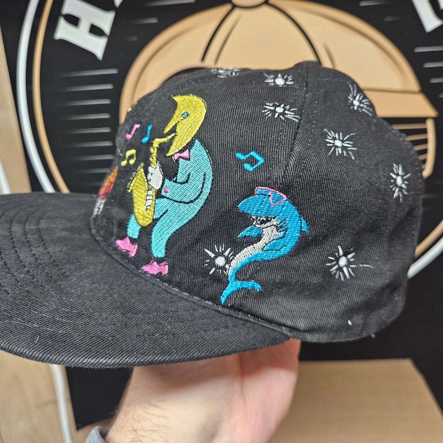 Vintage Disney Pleasure Island Snapback Goofy Hat Co 90s