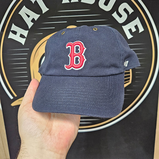 Boston Red Sox '47 Brand Carhartt Hat Strap Back Blue Canvas Colab