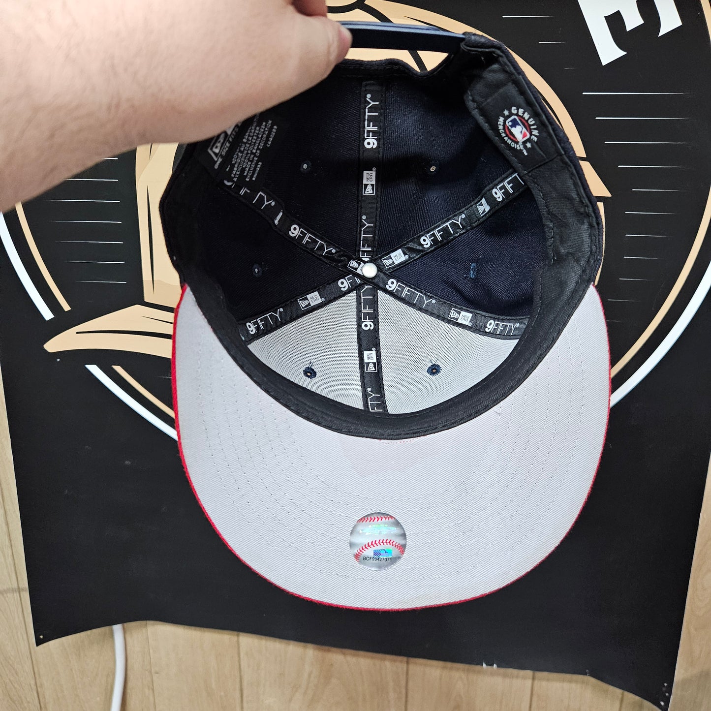 Atlanta Braves Hat New Era Snapback Hat 9Fifty One Size Adjustable
