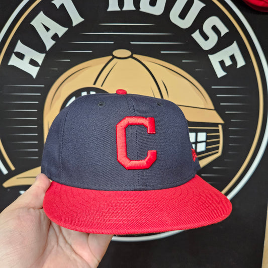 Cleveland Guardians New Era Hat Size 7 3/8 Fitted 59Fifty MLB Blue