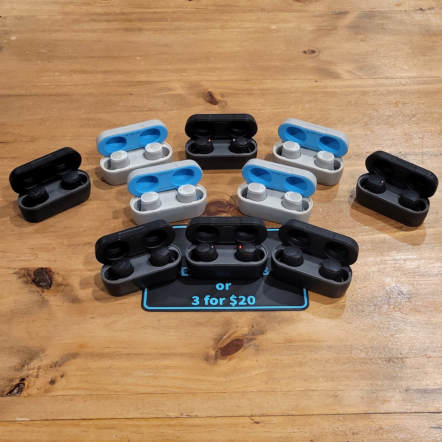 3-Pack Skullcandy Jib Wireless Earbuds Bundle | Refurbished