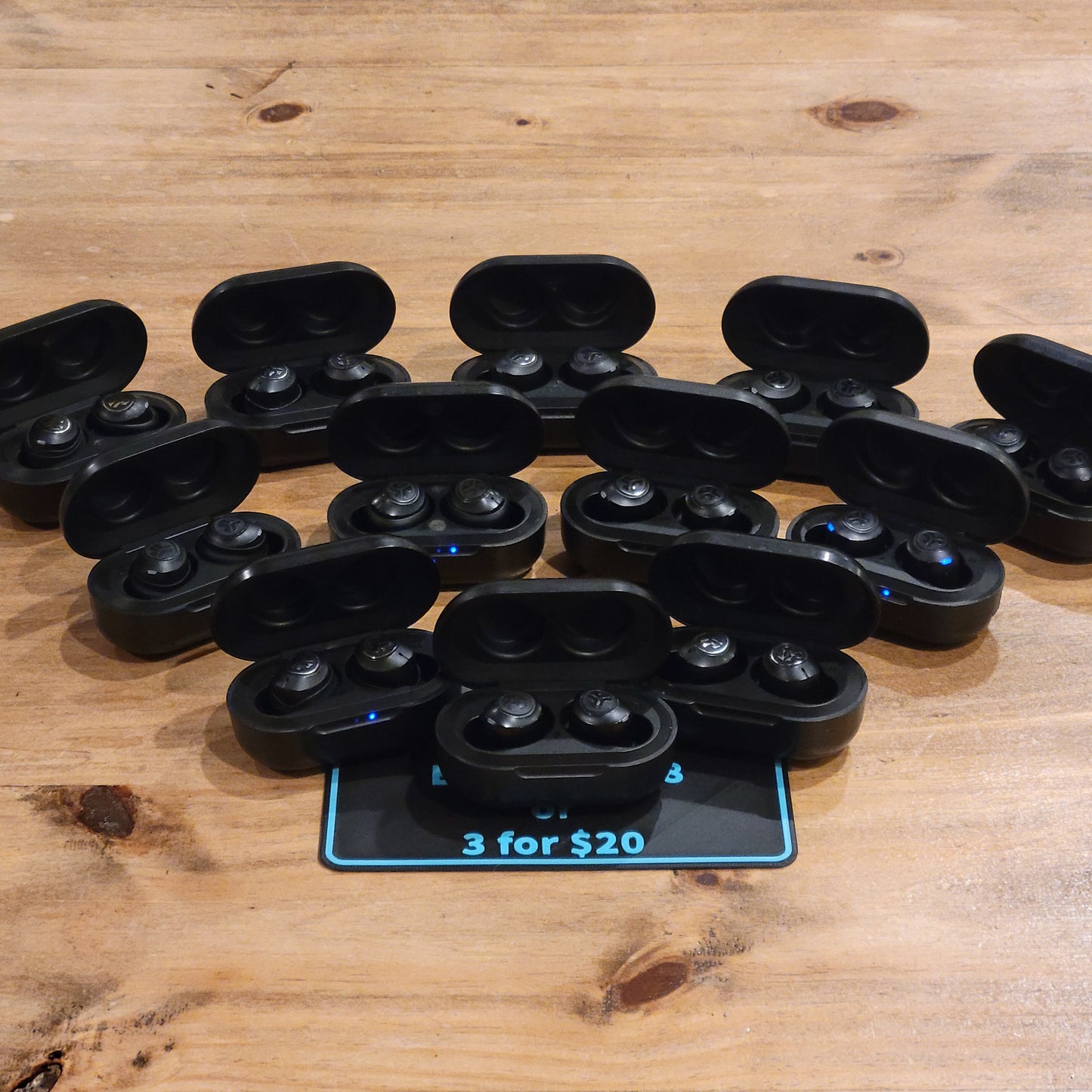 3-Pack JLab JBuds Air Wireless Earbuds Bundle | Refurbished