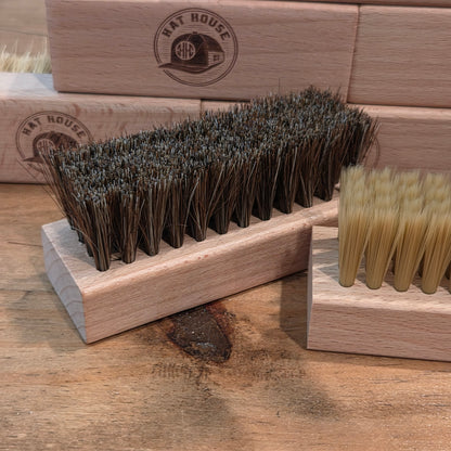 3-Pack Variety Hat Brushes 1 Soft Horse Hair 1 Medium Boar Hair & 1 Hard PBT.