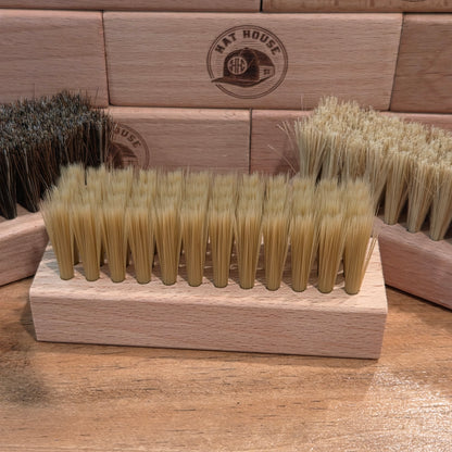 3-Pack Variety Hat Brushes 1 Soft Horse Hair 1 Medium Boar Hair & 1 Hard PBT.