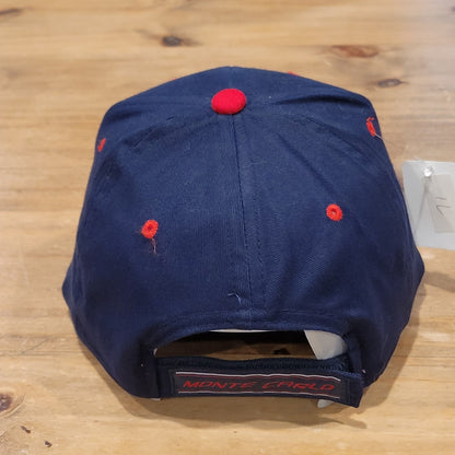 Vintage Taz Chevy Monte Carlo Hat Strap Back Tasmanian Devil Blue 90s Car Racing