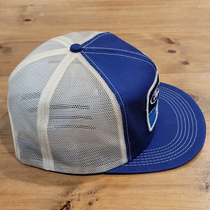 Vintage Ford K-Products Trucker Hat Snapback 80s Patch Teague Car Truck Racing
