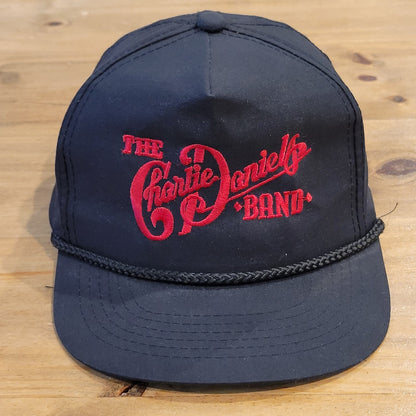 Vintage Charlie Daniels Band Hat Snapback Youngan Country Music Band Tour Rope