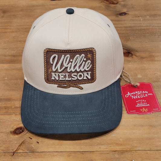 Willie Nelson Hat Snapback American Needle Suede Brim Country Music Band Tour