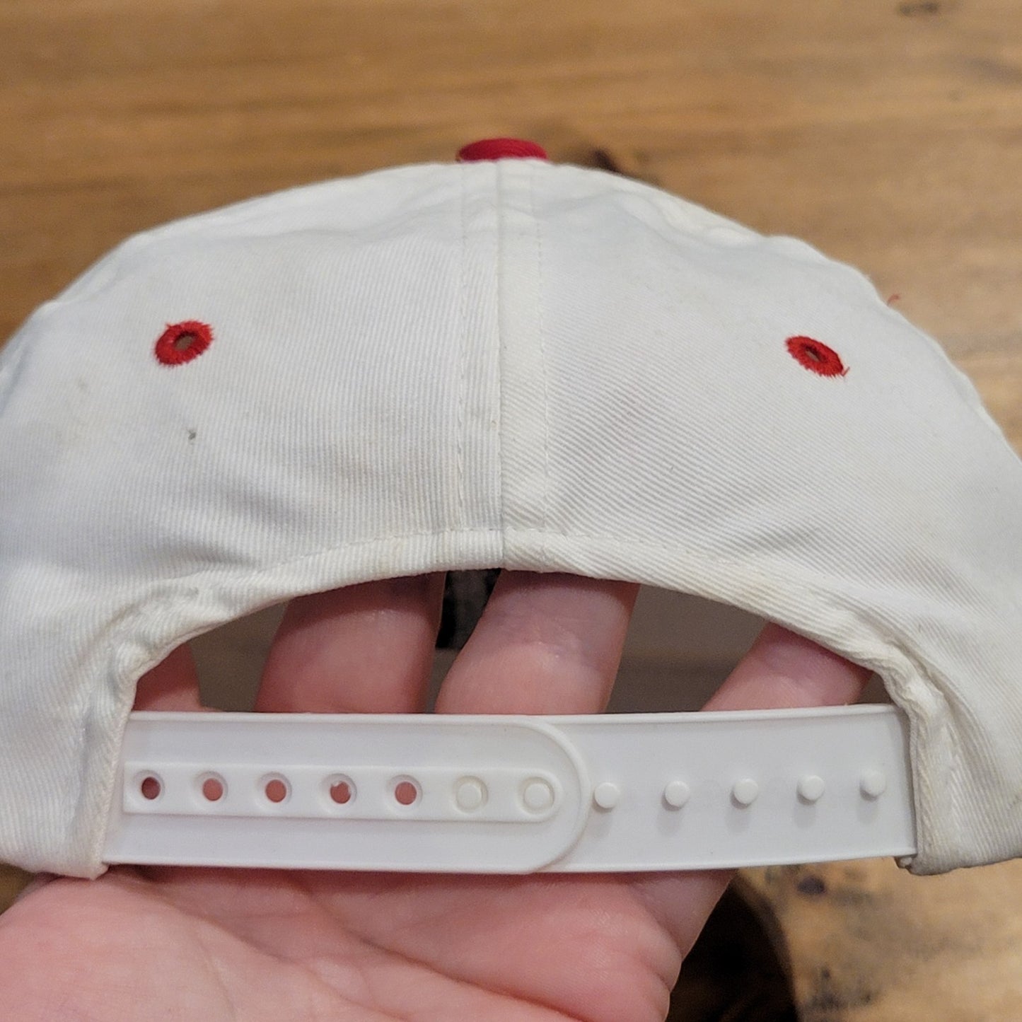 Vintage Coca Cola Hat Snapback 90s Sportsman Soda Pop White Red Coke Drink