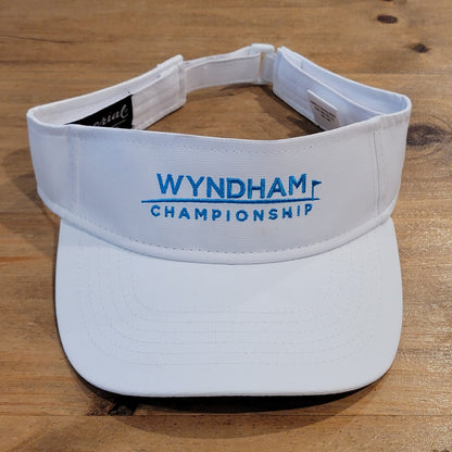 Wyndham Golf Championship Visor Hat Cap Imperial Strap Back White Golfer