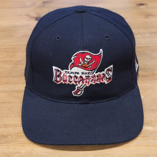 Vintage Tampa Bay Buccaneers Hat Sports Specialties Plain Logo Wool Black Dome