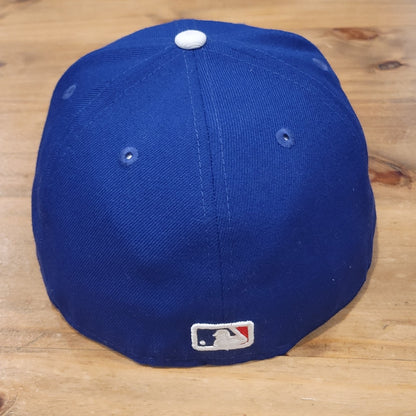 Los Angeles Dodgers Hat New Era Size 7 3/8 Fitted 59Fifty Blue On Field