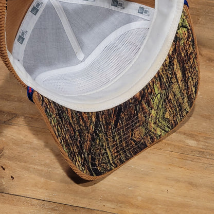Philadelphia 76ers Corduroy Hat Snapback New Era Brown Rope NBA Retro Camo UV