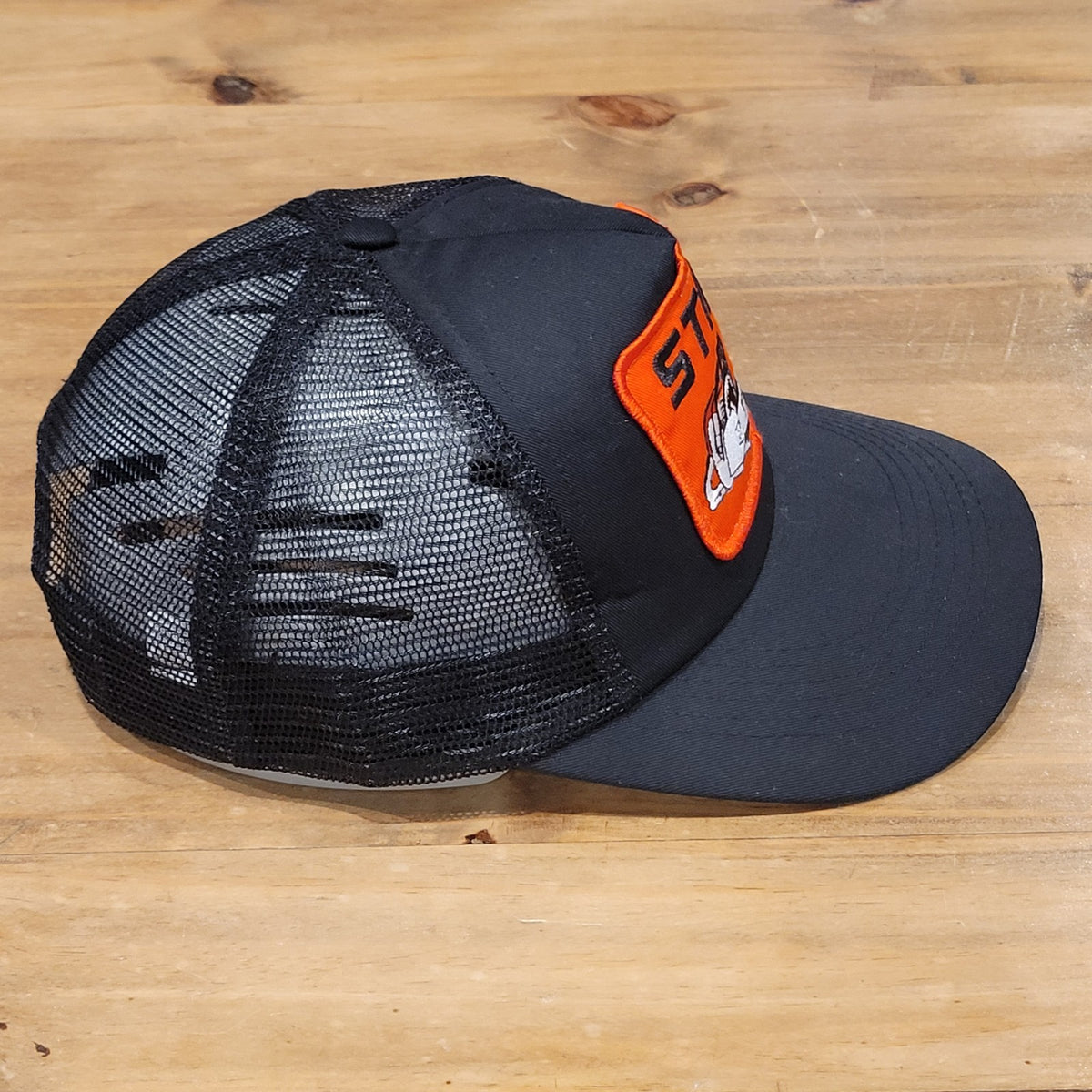 Stihl Chainsaw Hat Cap snapback Black Patch One Size Equipment Trucker
